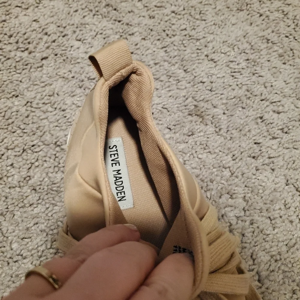 Steve Madden Lancer Blush Pink Comfortable Soft Fabric Sneakers